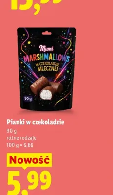 Pianki w czekoladzie Mumi promocja w Lidl