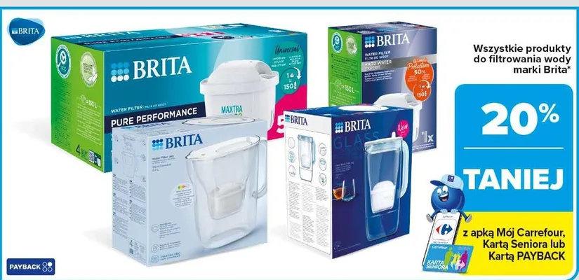 Produkty do filtrowania wody promocja w Carrefour Market