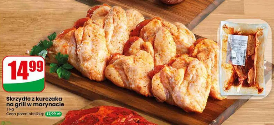 Skrzydło z kurczaka na grill w marynacie Agro Rydzyna promocja w Dino