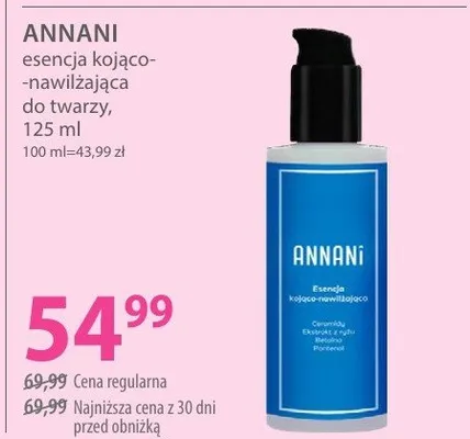 Esencja kojąco-nawilżająca do twarzy promocja w Hebe