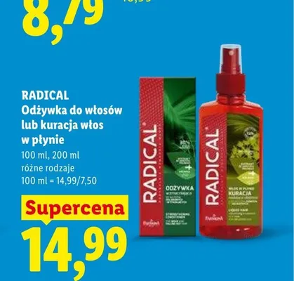 Odżywka do włosów Radical promocja w Lidl