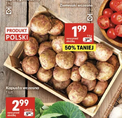 Ziemniaki wczesne promocja w Delikatesy Centrum