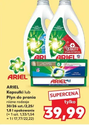 Płyn do prania różne rodzaje promocja w Kaufland