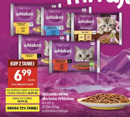 Saszetki 4PAK dla kota promocja w Delikatesy Centrum