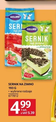 Sernik na zimno Gellwe promocja w Selgros