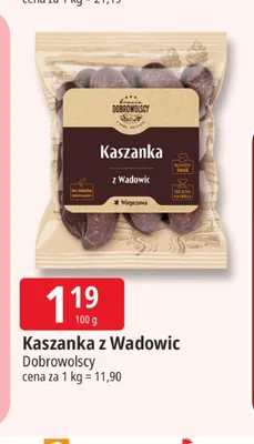 Kaszanka z Wadowic Dobrowolscy promocja w Leclerc