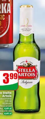 Piwo Stella Artois promocja w Dino