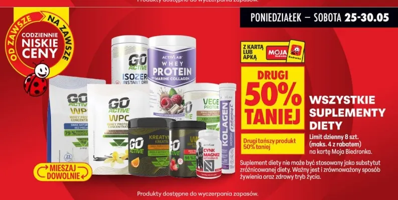 Suplement diety Kolagen Morski z witaminą C promocja w Biedronka