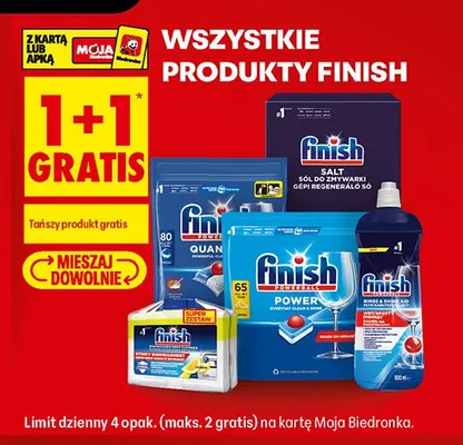 Środek do czyszczenia zmywarki Finish promocja w Biedronka