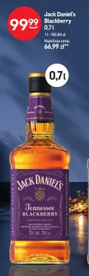 Whisky Jack Daniel's Blackberry promocja w Żabka