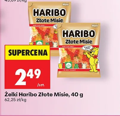 Żelki Złote Misie promocja w Biedronka