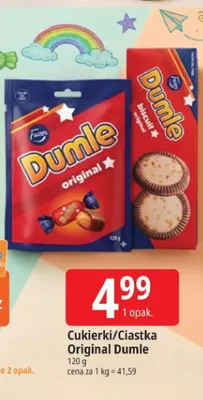 Ciastka Original Dumle promocja w Leclerc