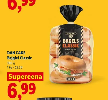 Bajgiel Classic Dan Cake promocja w Lidl