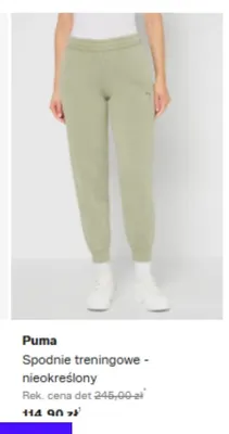 Spodnie treningowe Puma nieokreślony promocja w Lounge by Zalando