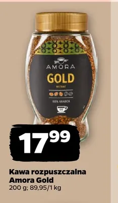 Kawa rozpuszczalna Amora Gold promocja w Netto