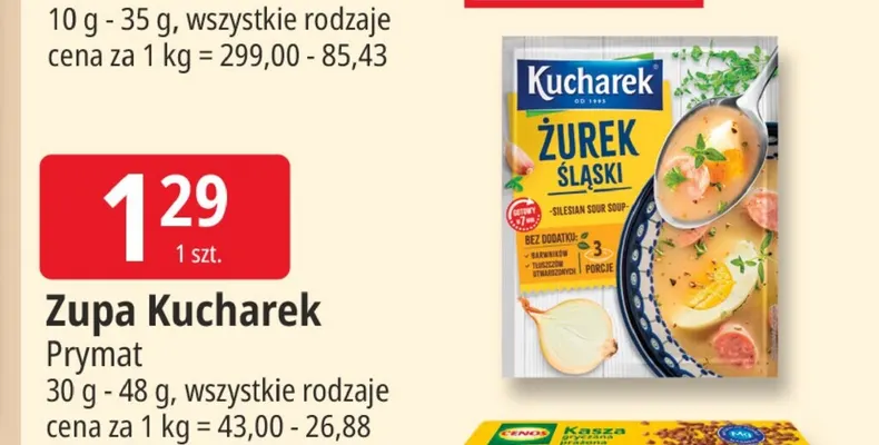 Zupa Kucharek promocja w Leclerc