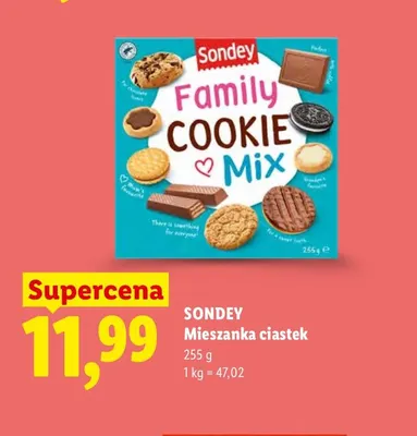 Mieszanka ciastek Sondey promocja w Lidl
