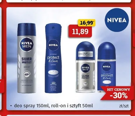 Dezodorant w sztyfcie Nivea promocja w Drogeria Kosmyk