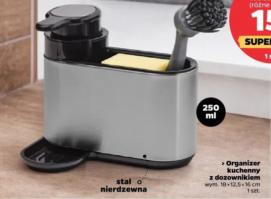 Organizer kuchenny z dozownikiem promocja w Netto