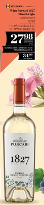 Wino Purcari 1827 Pinot Grigio białe wytrawne mołdawskie promocja w POLOmarket