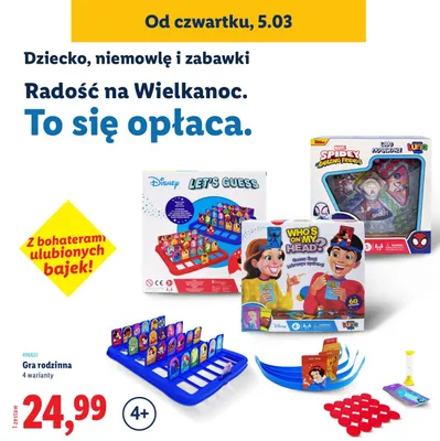 Gra rodzinna Lidl promocja