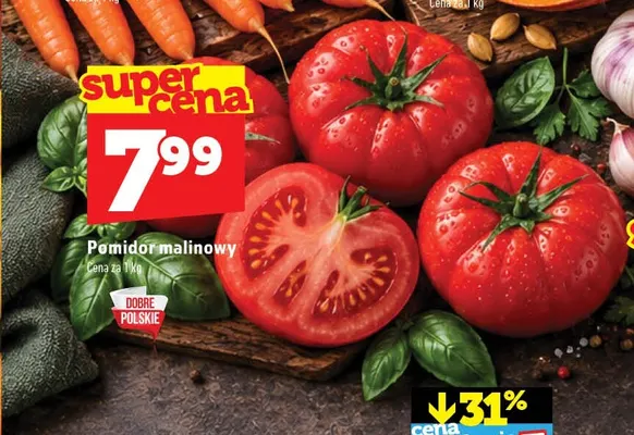 Pomidory malinowe promocja w TOPAZ