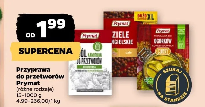 Mieszanka do ogórków konserwowych Prymat promocja w Netto