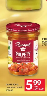 Danie gotowe Pamapol Pulpety promocja w Selgros