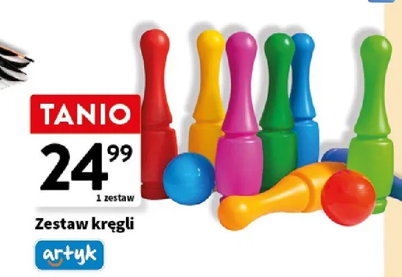 Zestaw kręgli promocja w Intermarche