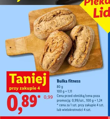 Bułka fitness promocja w Lidl