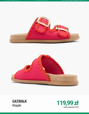 Klapki CATWALK promocja w Deichmann