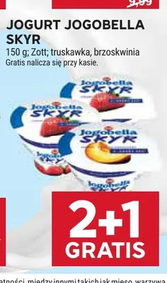 Jogurt Jogobella Skyr promocja w Stokrotka