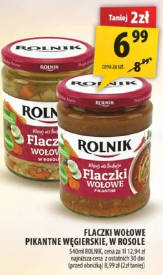 Pikantne węgierskie, w rosole promocja w Arhelan