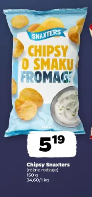 Chipsy Snaxters promocja w Netto