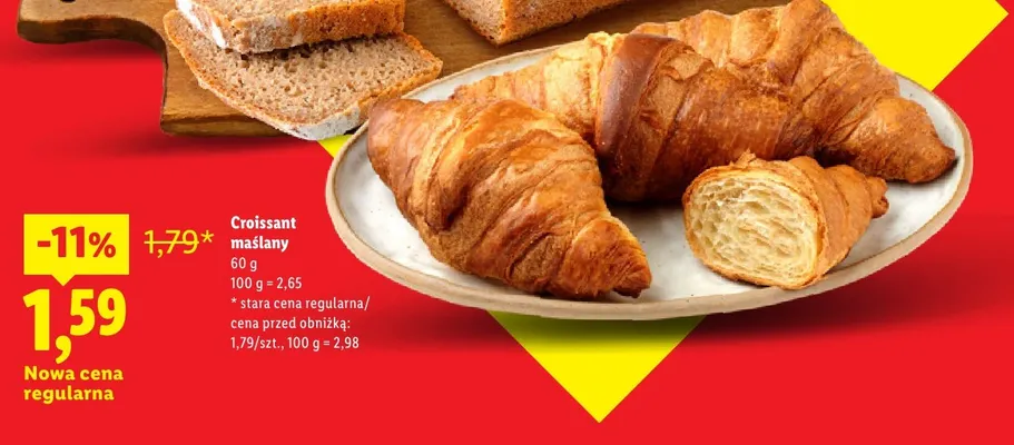 Croissant maślany promocja w Lidl