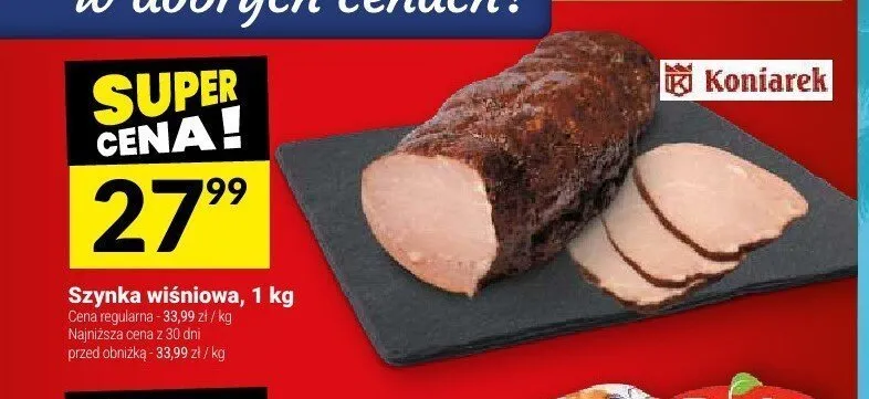 Szynka wiśniowa Koniarek promocja w Twój Market