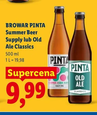 Piwo Browar Pinta Old Ale Classics promocja w Lidl