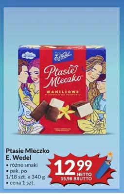 Ptasie Mleczko E. Wedel Waniliowe promocja w Makro