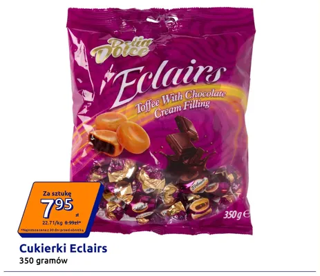 Cukierki Eclairs Delia Dolce promocja w Action