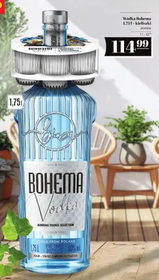 Wódka Bohema + kieliszki zestaw promocja w POLOmarket