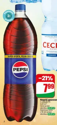 Napój gazowany Pepsi promocja w Dino