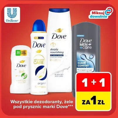 Dezodorant w sztyfcie Dove promocja w Carrefour