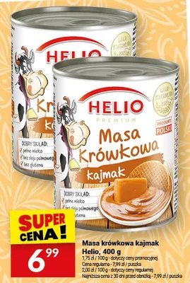 Masa krówkowa kajmak Helio promocja w Twój Market
