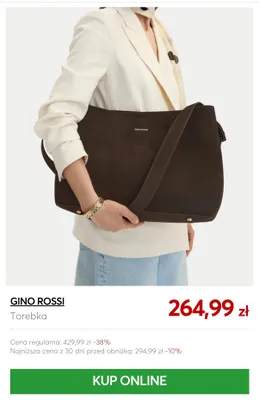 Torebka Gino Rossi promocja w eobuwie.pl