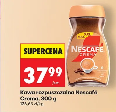 Kawa rozpuszczalna Crema promocja w Biedronka