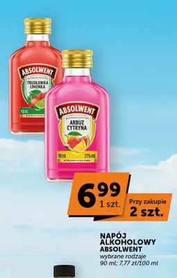 Napój alkoholowy Absolwent Truskawka Limonka promocja w Euro Sklep