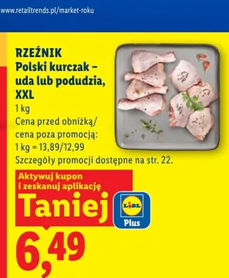 Polski kurczak uda XXL Rzeźnik promocja w Lidl