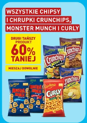 Chipsy Crunchips X-Cut Ser-Cebula Lorenz promocja w Aldi