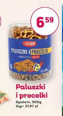 Paluszki i precelki Społem promocja w Bliski