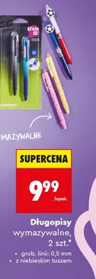 Długopisy wymazywalne CoolPack 2-pak promocja w Biedronka